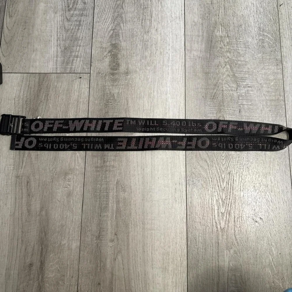 Black and white Off-White‎ belt MEN SIZE 34